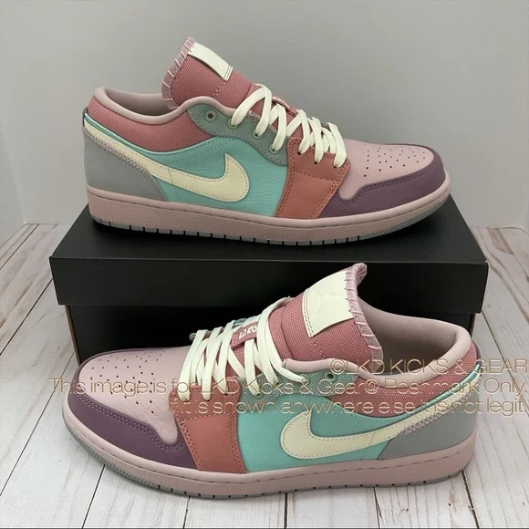 AIR JORDAN 1 LOW SE MENS EASTER PASTEL - Picture 1 of 7
